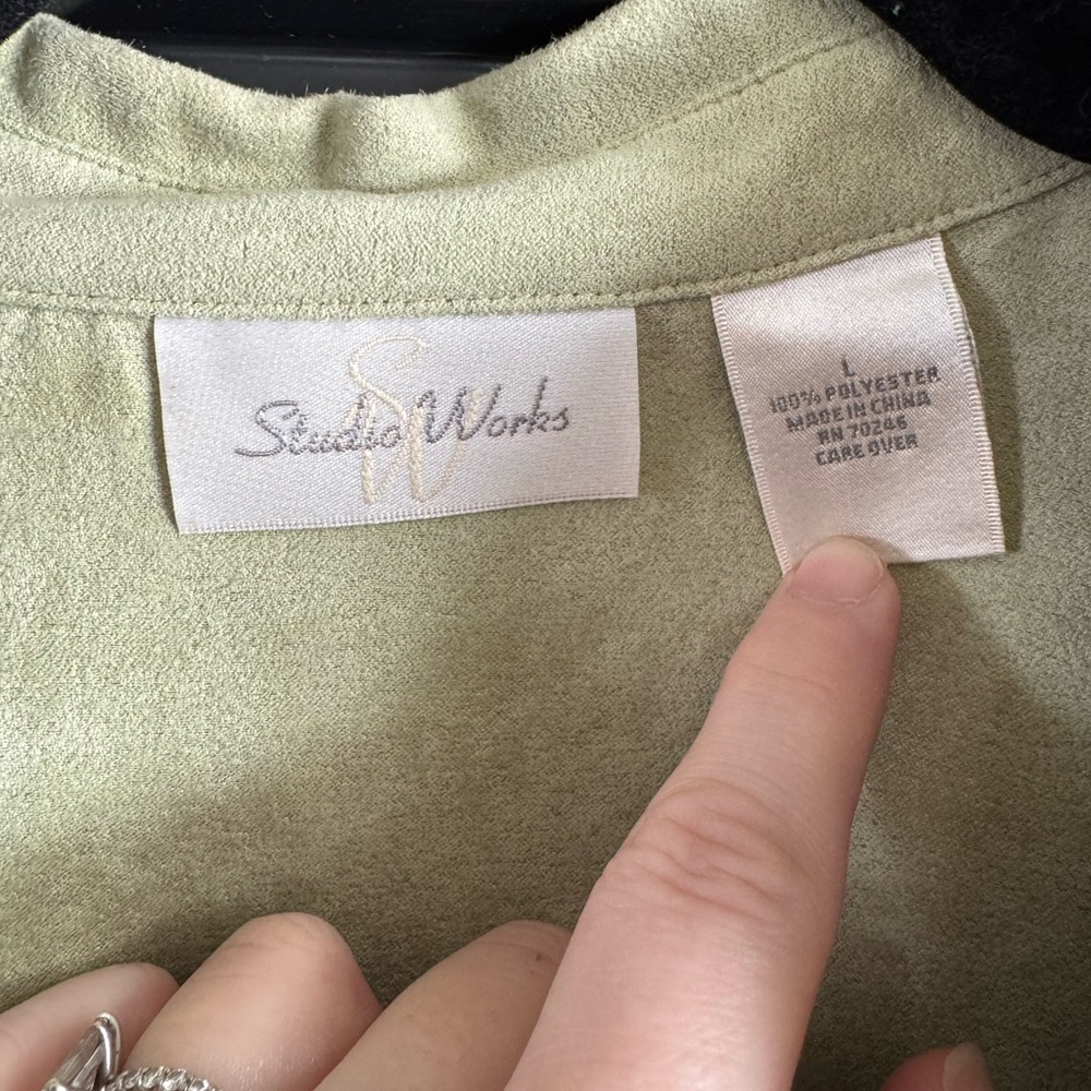 Studio Works Suede-like Top - Picture 2 of 4